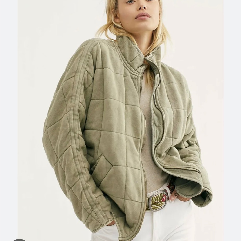 Free People Dolman Jacket- green